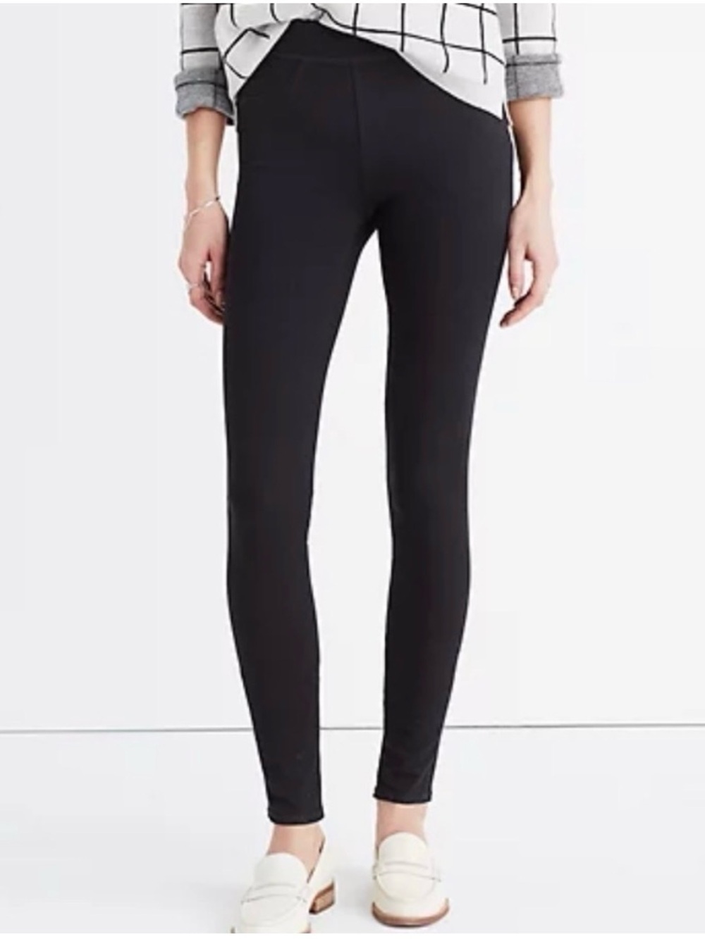Madewell Black elastic waist stretch anywhere Jean